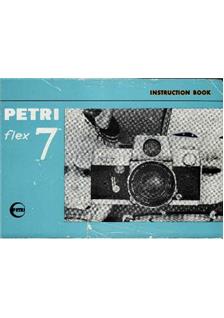 Petri Petriflex 7 manual. Camera Instructions.